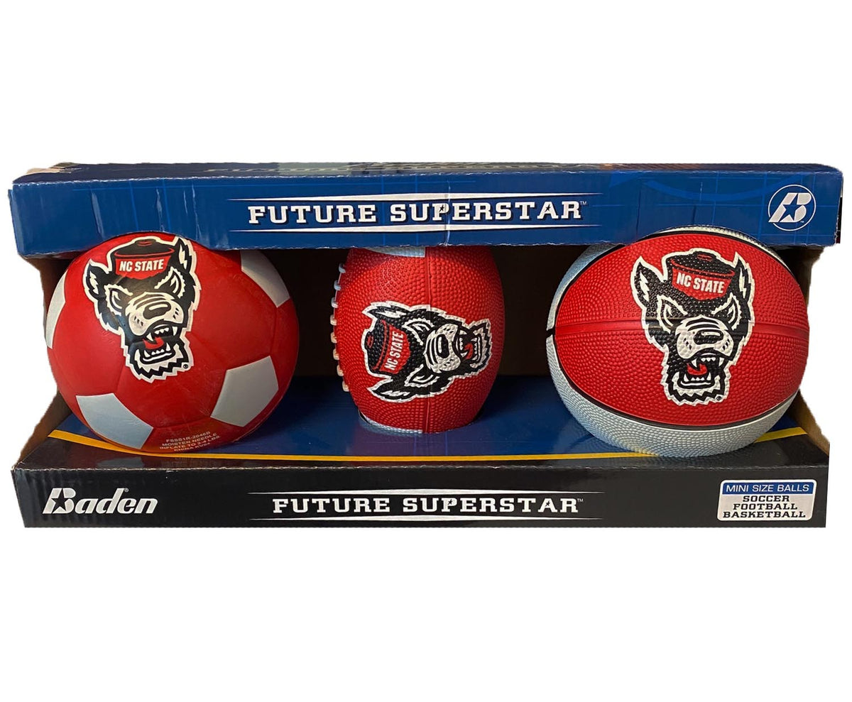 NC State Wolfpack Numbered Billiard Ball Set