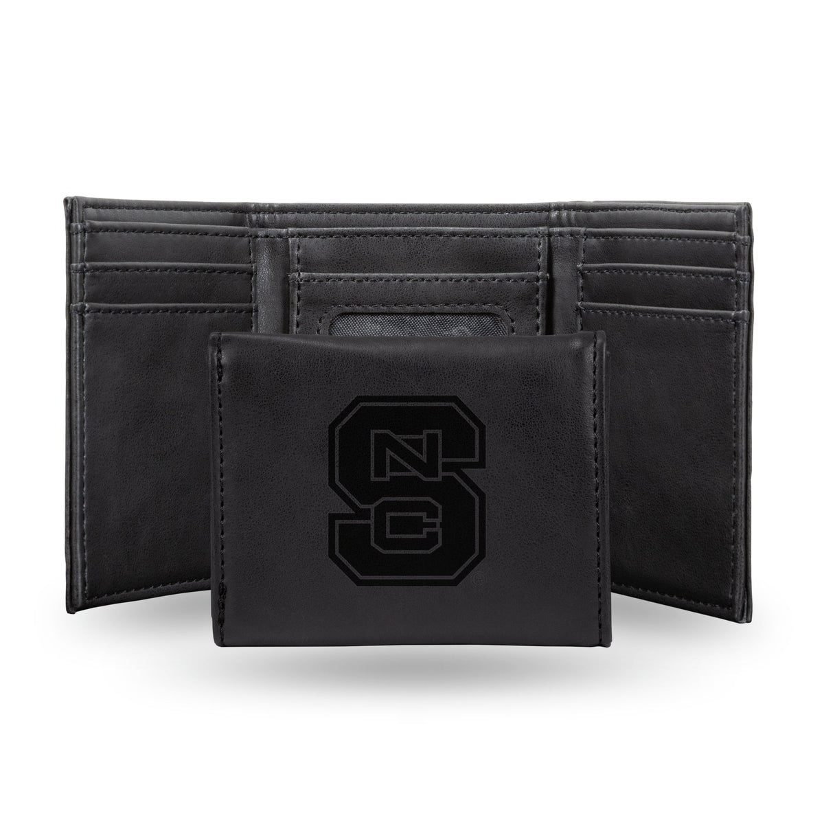 NC State Wolfpack Rico All Over Logo Trifold Wallet