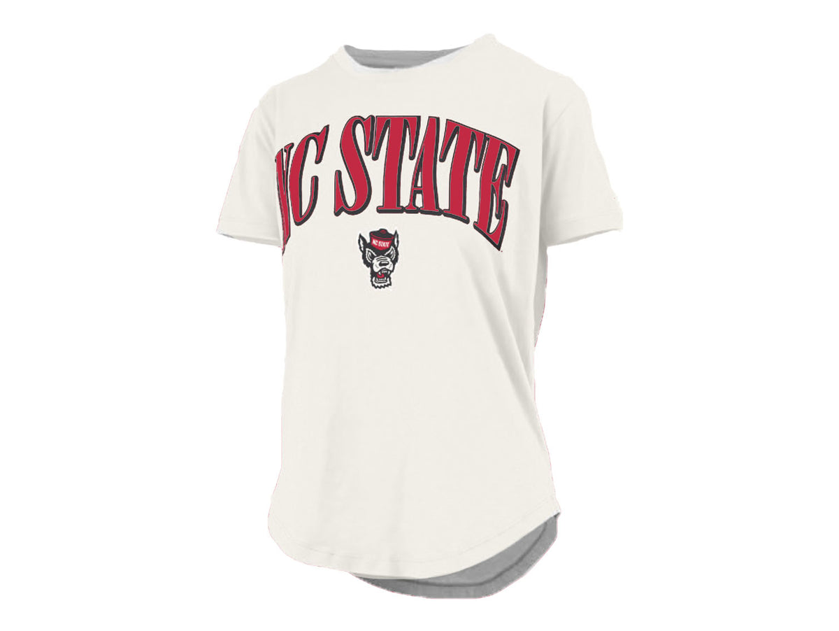Pressbox NC State Wolfpack Women's Camo Southlawn Austin Short Sleeve T-Shirt Small