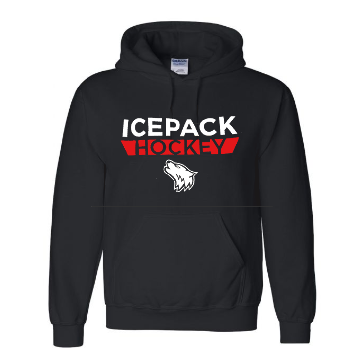 NEW Eskimo Ice Box Black Fleece Hoodie M L XL XXL Hockey Sweatshirt Clothing