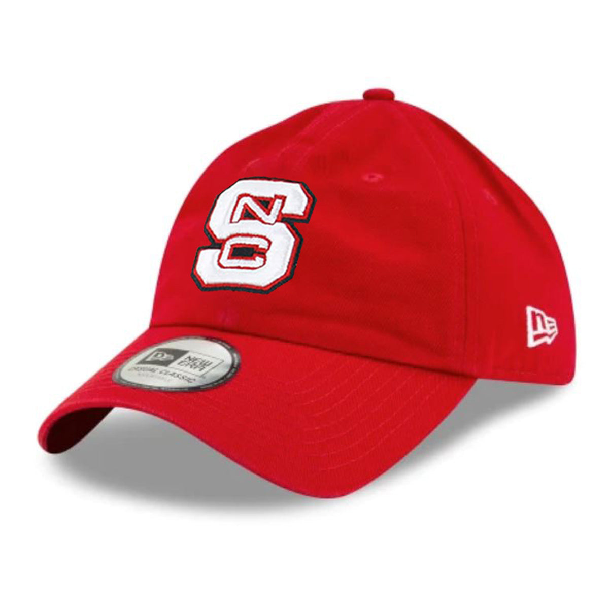 NC State Wolfpack New Era Red Block S Adjustable Hat – Red and White Shop