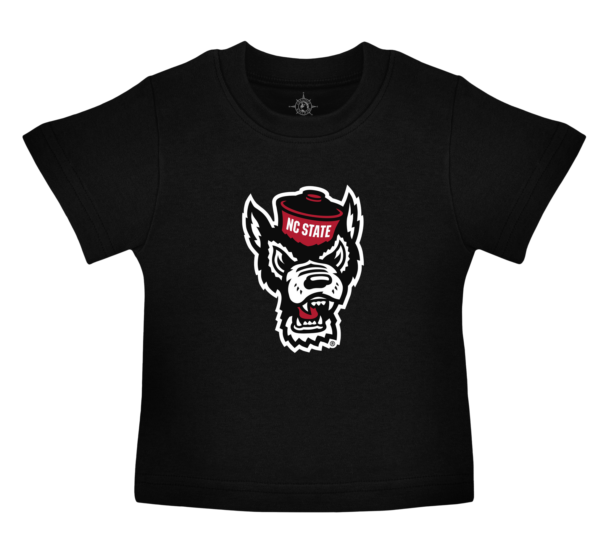 NC State Wolfpack Infant Black Wolfhead T-shirt