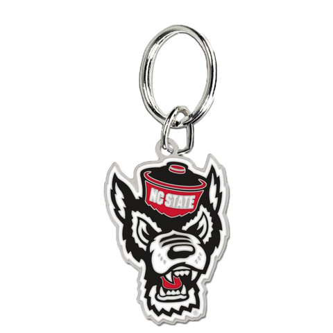 NC State Wolfpack Wolfhead Key Ring