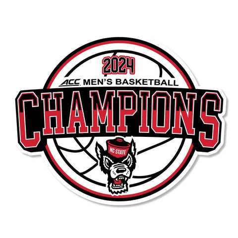 NC State Wolfpack ACC Basketball Champs Official Logo Magnet