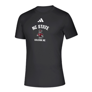 NC State Wolfpack Adidas Black Strutting Wolf Creator T-Shirt