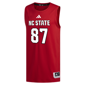 NC State Wolfpack #87 Red Basketball Jersey