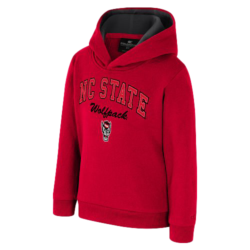 NC State Wolfpack Toddler Red Hooded Sweatshirt