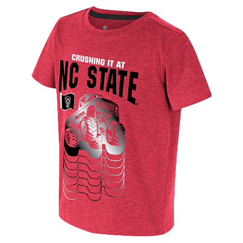 NC State Wolfpack Toddler Crushing It Short Sleeve Red T-shirt