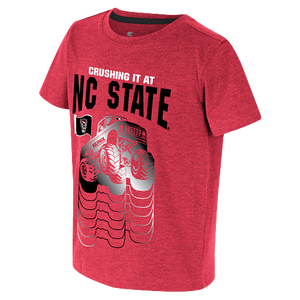 NC State Wolfpack Toddler Crushing It Short Sleeve Red T-shirt