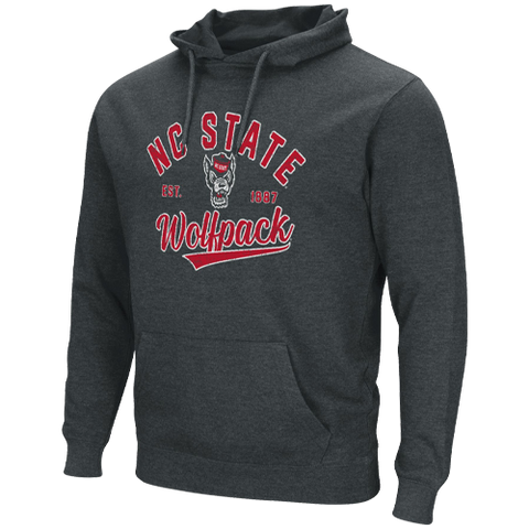 NC State Wolfpack Heathered Black 1887 Hooded Sweatshirt