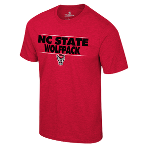 NC State Wolfpack Red Blocked Sustainable T-Shirt