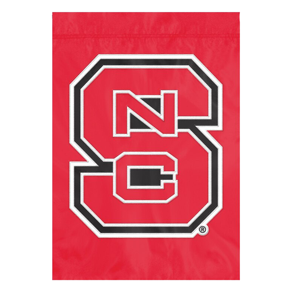 NC State Wolfpack 18" x 12.5" Premium Block S Garden Flag