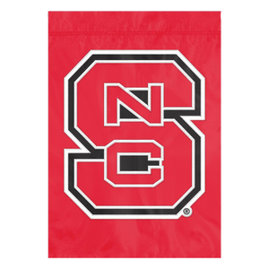 NC State Wolfpack 18" x 12.5" Premium Block S Garden Flag