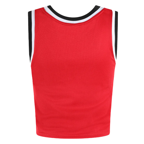 NC State Wolfpack Hype and Vice Red #87 Cropped Basketball Jersey