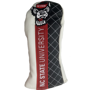 NC State Wolfpack Quilted Wolfhead Fairway Head Cover