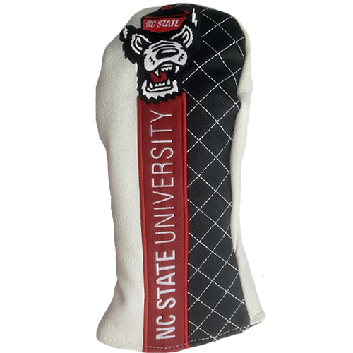 NC State Wolfpack Quilted Wolfhead Fairway Head Cover