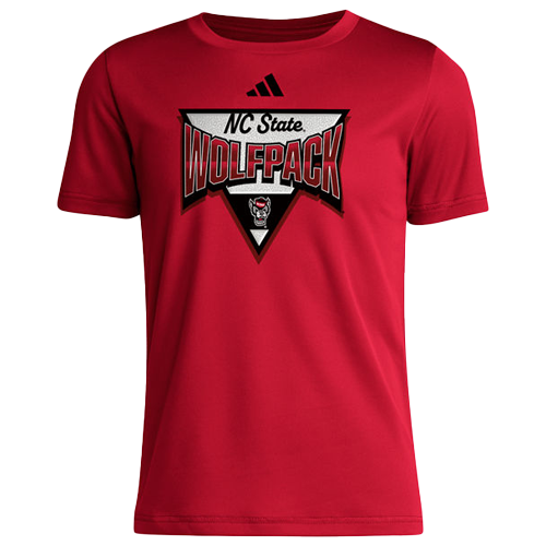 NC State Wolfpack Adidas Red Pregame Youth T-shirt