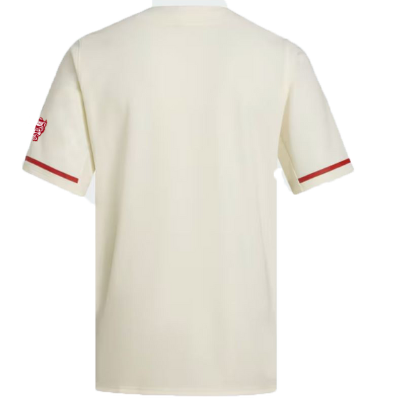 NC State Wolfpack adidas 2025 Cream Baseball Jersey