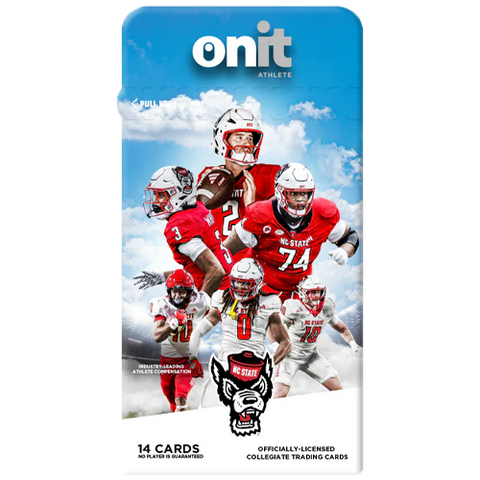 NC State Wolfpack OnIt Athlete 2024 Football Single Pack Trading Cards