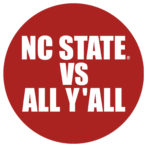 NC State Wolfpack 'NC State vs. All Y'all' Button