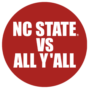 NC State Wolfpack 'NC State vs. All Y'all' Button