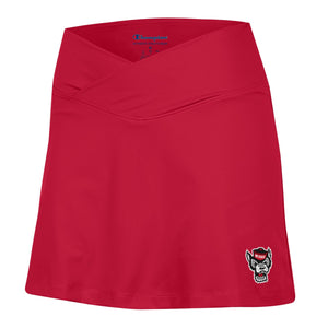 NC State Wolfpack Champion Red Wolfhead Athletic Skort