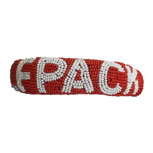 NC State Wolfpack Red and White Wolfpack Beaded Headband