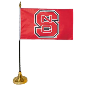 North Carolins State Wolfpack 4" x 6" Desk Flag