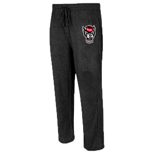 NC State Wolfpack Men's Heathered Black Wolfhead Quest Knit Pants