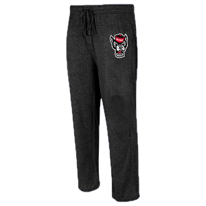 NC State Wolfpack Men's Heathered Black Wolfhead Quest Knit Pants