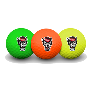 NC State Wolfpack Multi-Color Golf Ball 3-Pack