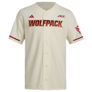 NC State Wolfpack adidas 2025 Cream Baseball Jersey