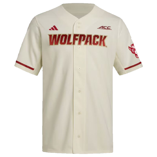 NC State Wolfpack adidas 2025 Cream Baseball Jersey