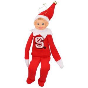 NC State Wolfpack Elf Ornament