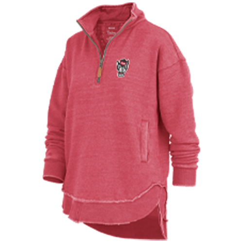 NC State Wolfpack Women's Red Northfolk 1/4 Zip Jacket