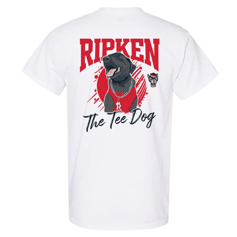 NC State Wolfpack White Ripken "The Tee Dog" T-Shirt