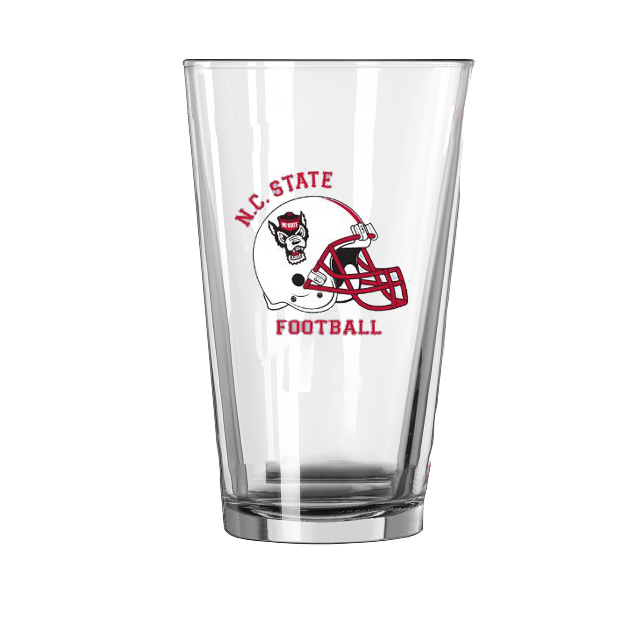 Duck House Atlanta Falcons Glacier Pint Glass Red Mercury Glass Set top NFL Licensed