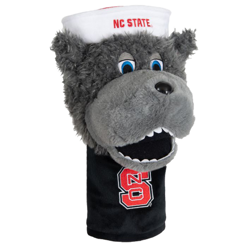 NC State Wolfpack Plush Wolf Mascot Golf Headcover