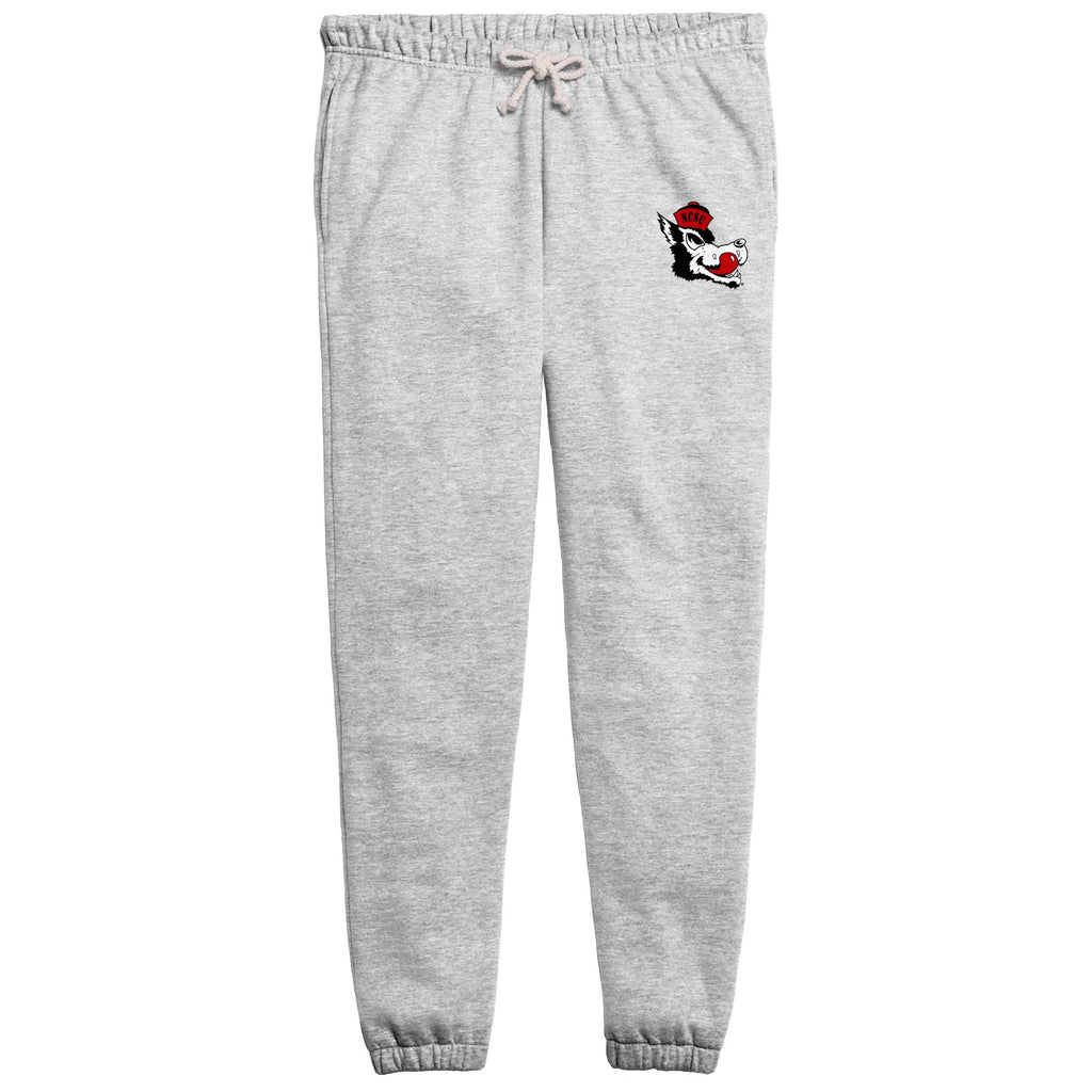 NC State Wolfpack Oxford Grey Slobbering Wolf Banded Bottom