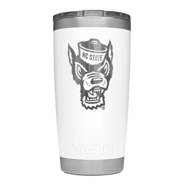 NC State Wolfpack Yeti Silver Wolfhead 12oz Slim Can Colster – Red and  White Shop