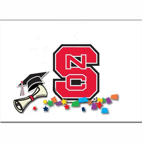 NC State Wolfpack Block S Graduating Card