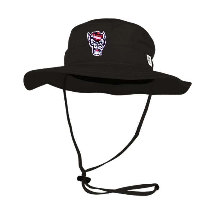 NC State Wolfpack Black Wolfhead Boonie Hat