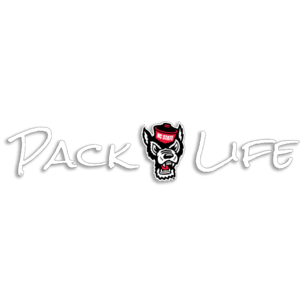 NC State Wolfpack Pack Life Wolfhead Decal – Red and White Shop