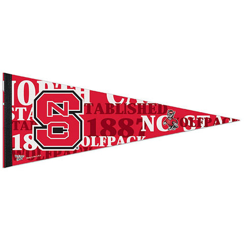 NC State Wolfpack Premium Wool Pennant