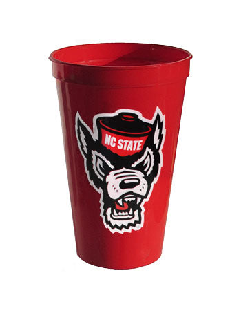 NC State Wolfpack Simple Modern 24 oz White Wolfhead Classic Tumbler – Red  and White Shop